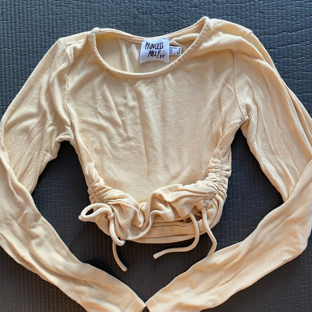 Princess Polly Cropped Top, size 0